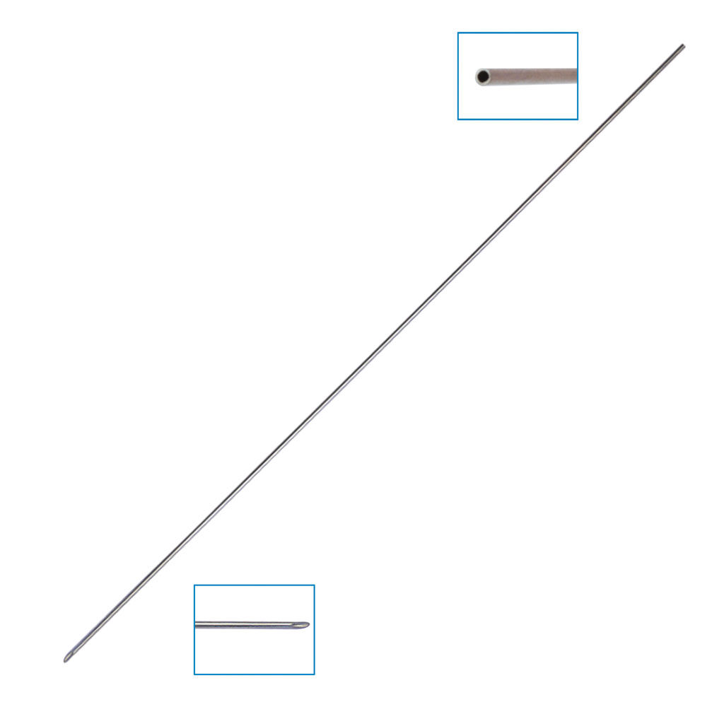 Igły Flashmer 20cm 0,9mm ścięte, puste