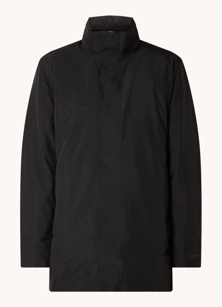 Calvin Klein Padded parka with stowable hood and zip pockets