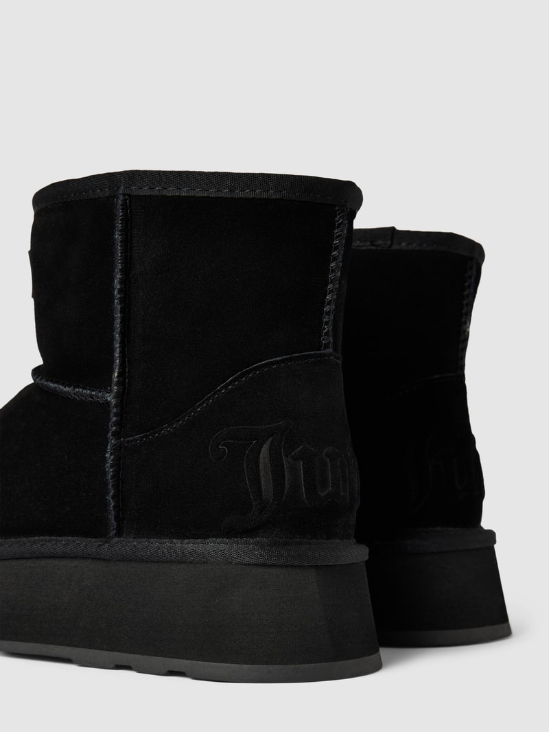 Boots aus echtem Leder Modell 'MANDY' in schwarz