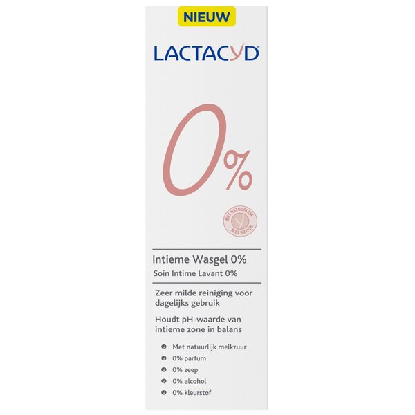 Lactacyd 0% Gel de Limpeza Íntima 250ml - Cuidado Íntimo