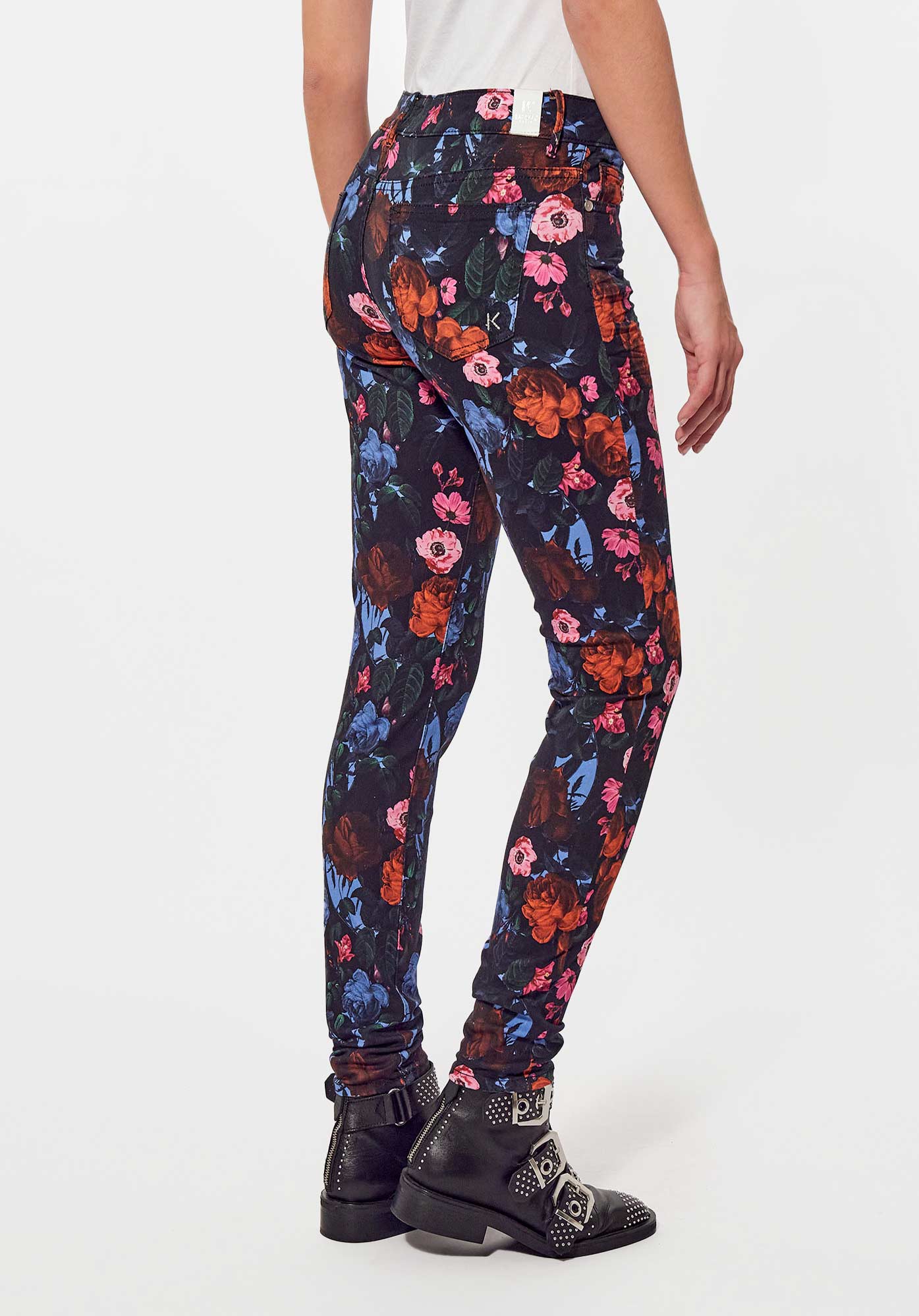 CAMIE  Jean slim fleuri Femme