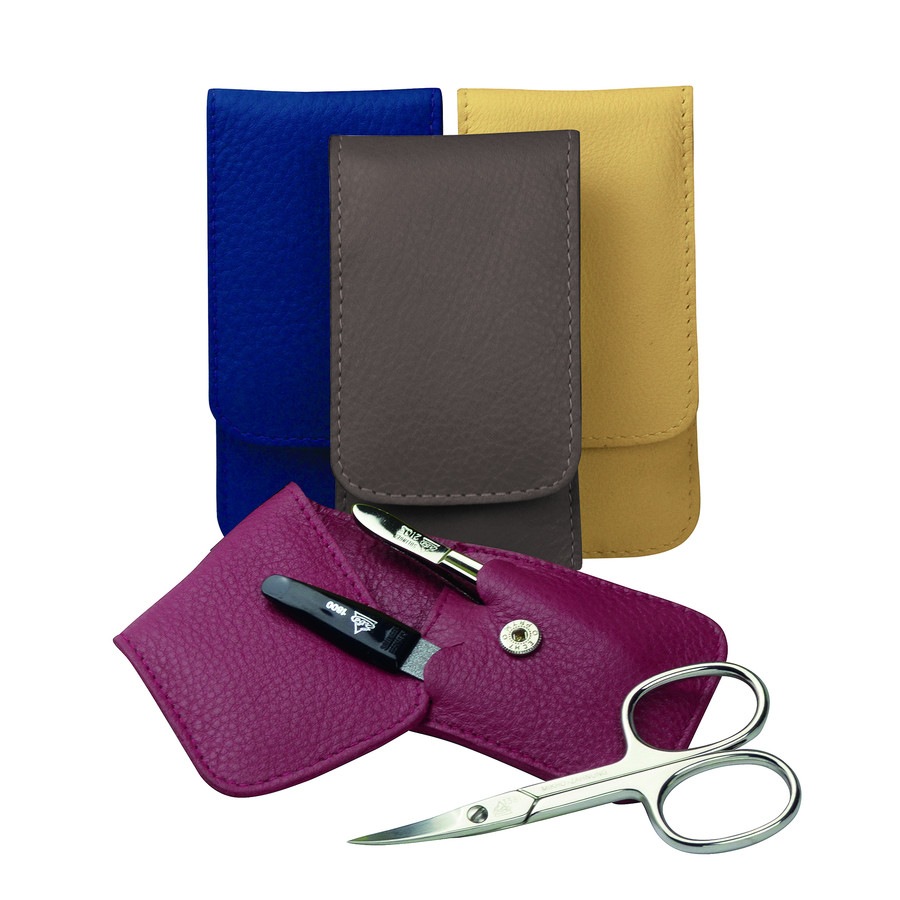 Maniküre Set Taschen-Etui Serie 'Siena'. pink. 3-tlg.