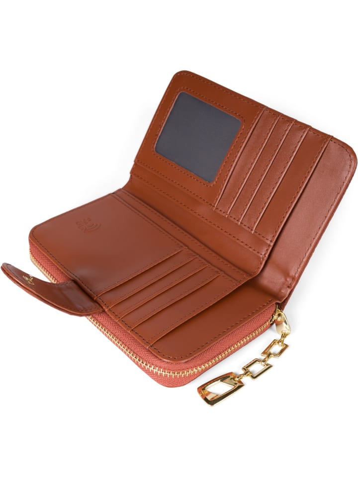 styleBREAKER Geldbörse in Cognac günstig kaufen onesize