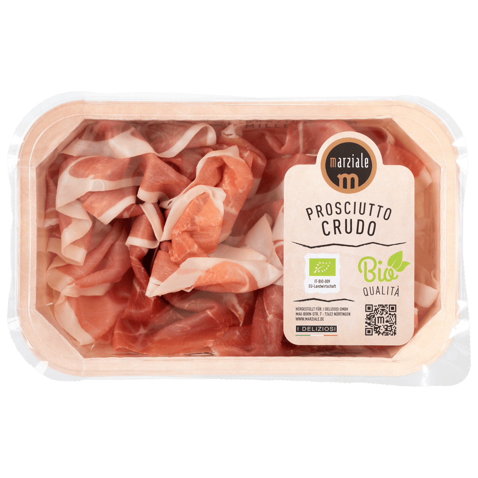 Zuarina Bio Prosciutto Crudo 80g