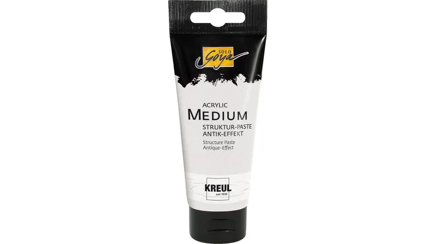 KREUL SOLO GOYA Acrylic Medium Struktur-Paste Antik-Effekt 100 ml