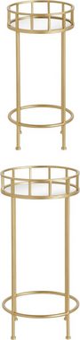 Leonique Beistelltisch (Set, 2-St., 2er-Set), mit Spiegelfläche