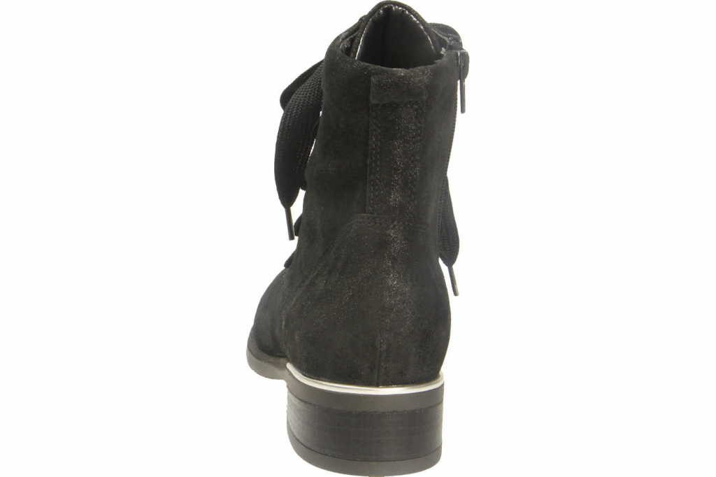 WALDLÄUFER Schnür-Stiefeletten schwarz Hienna