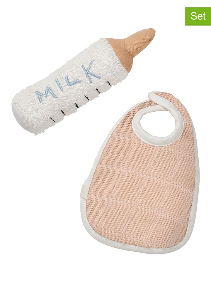 FABELAB 2er Set: Puppen-Fütterset in Weiß/ Rosa - ab 12 Monaten günstig kaufen onesize