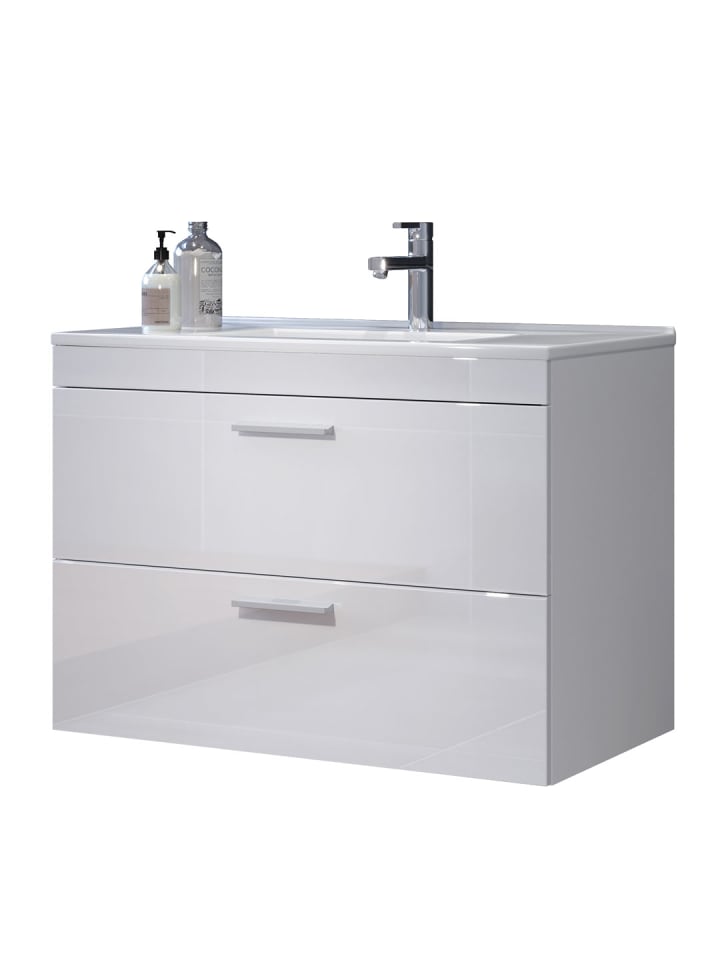 ebuy24 Unterschrank Devon Weiß 81 x 47 cm günstig kaufen onesize