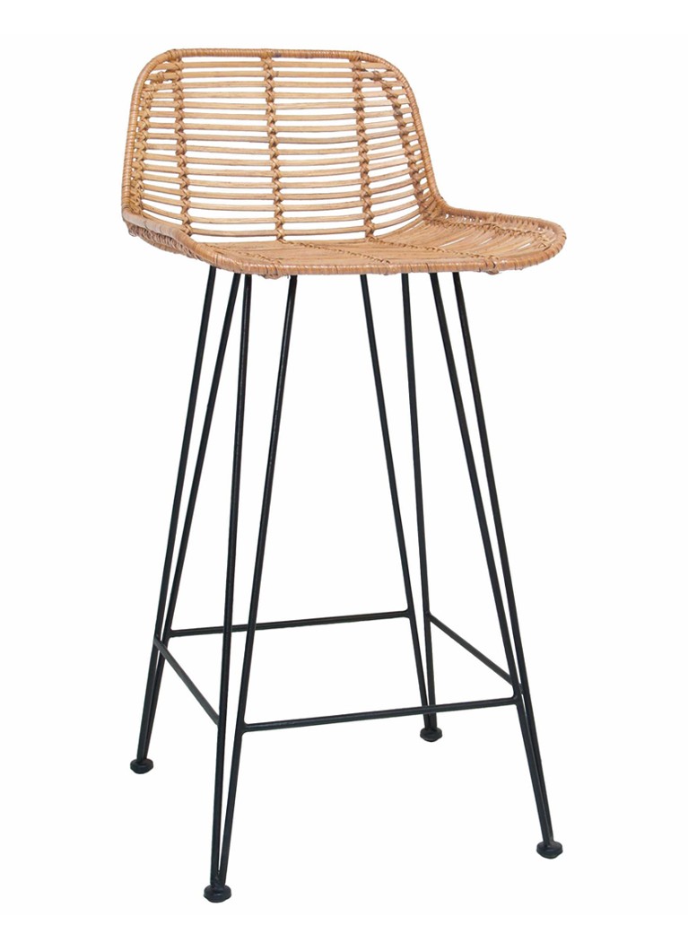 Banqueta de bar em rattan HKliving