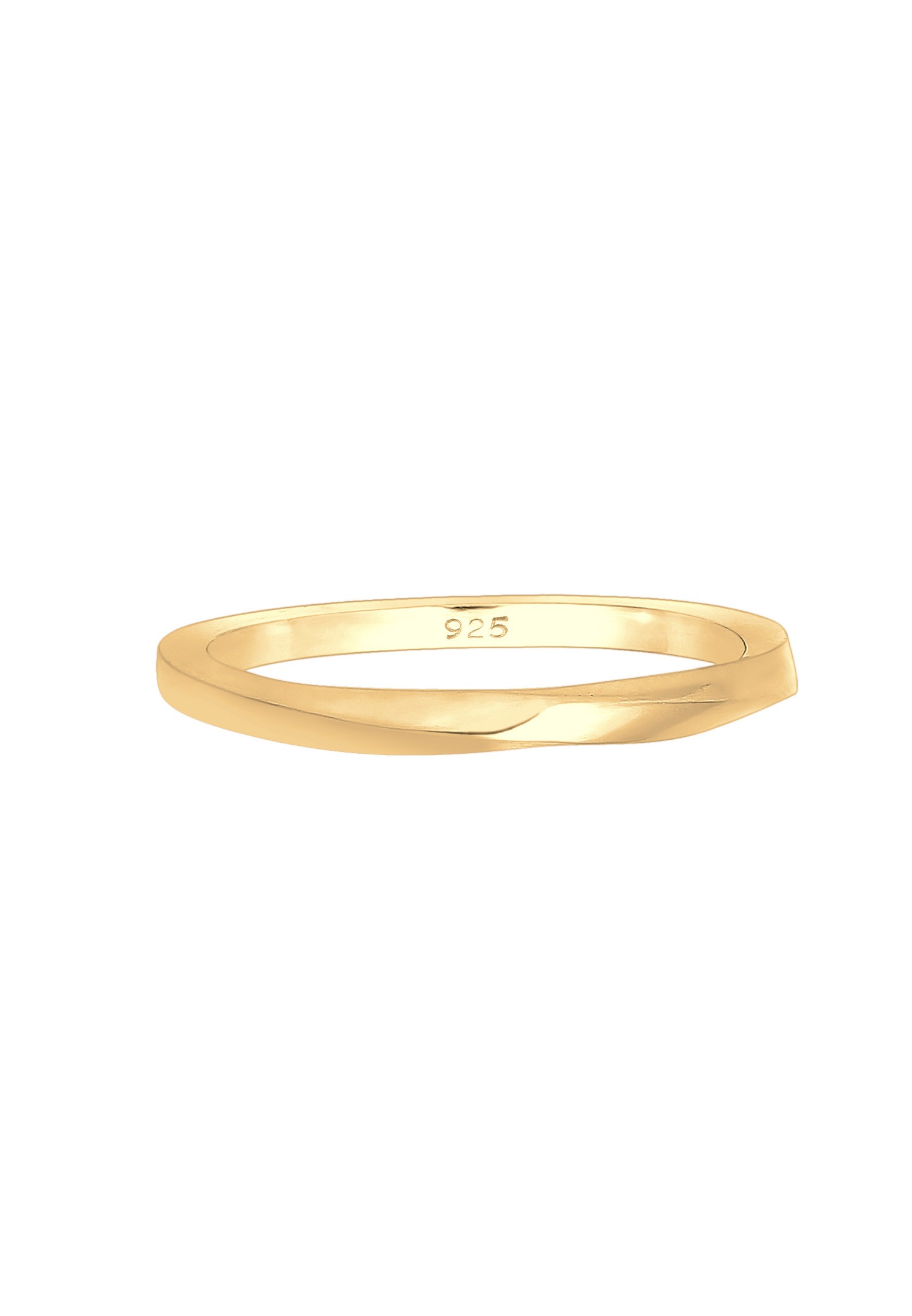 Elli Womens Tsadée y Hammered Modern en plata de ley 925