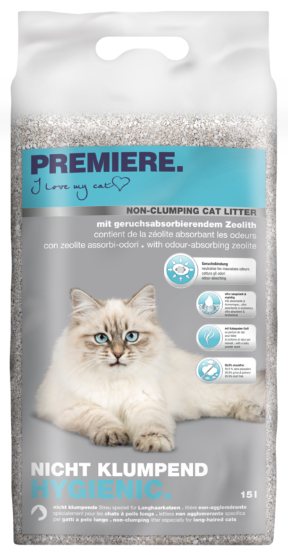 PREMIERE Katzenstreu PREMIERE Hygienic Zeolith 15 l