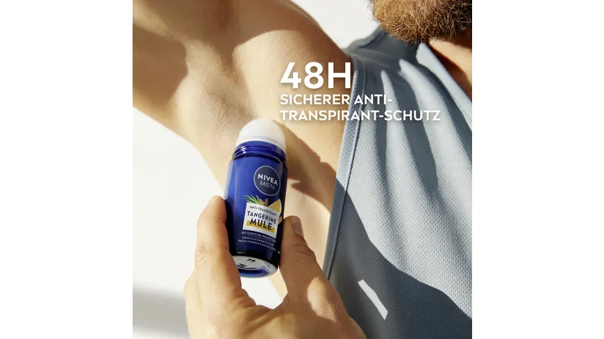 NIVEA MEN Deo Roll-On Tangerine Mule Anti-Transpirant 50 ml