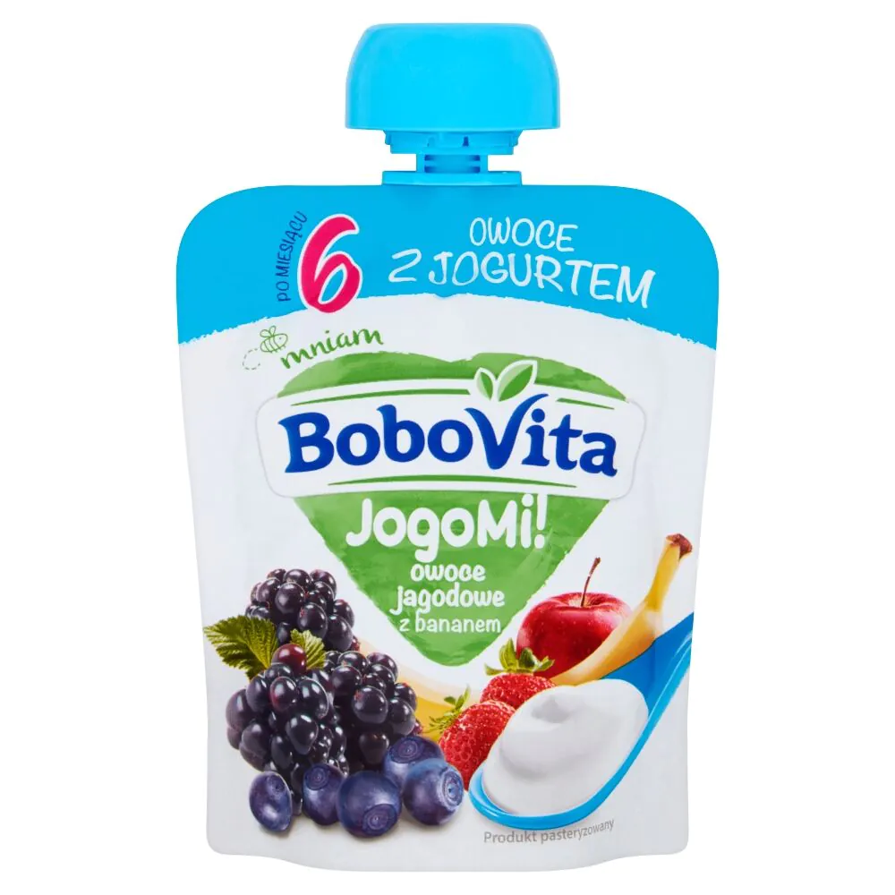 Bobovita Jogomi! Bær- og bananmousse