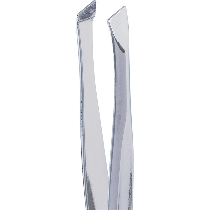 Pinzette, schräg, rostfrei, 9 cm