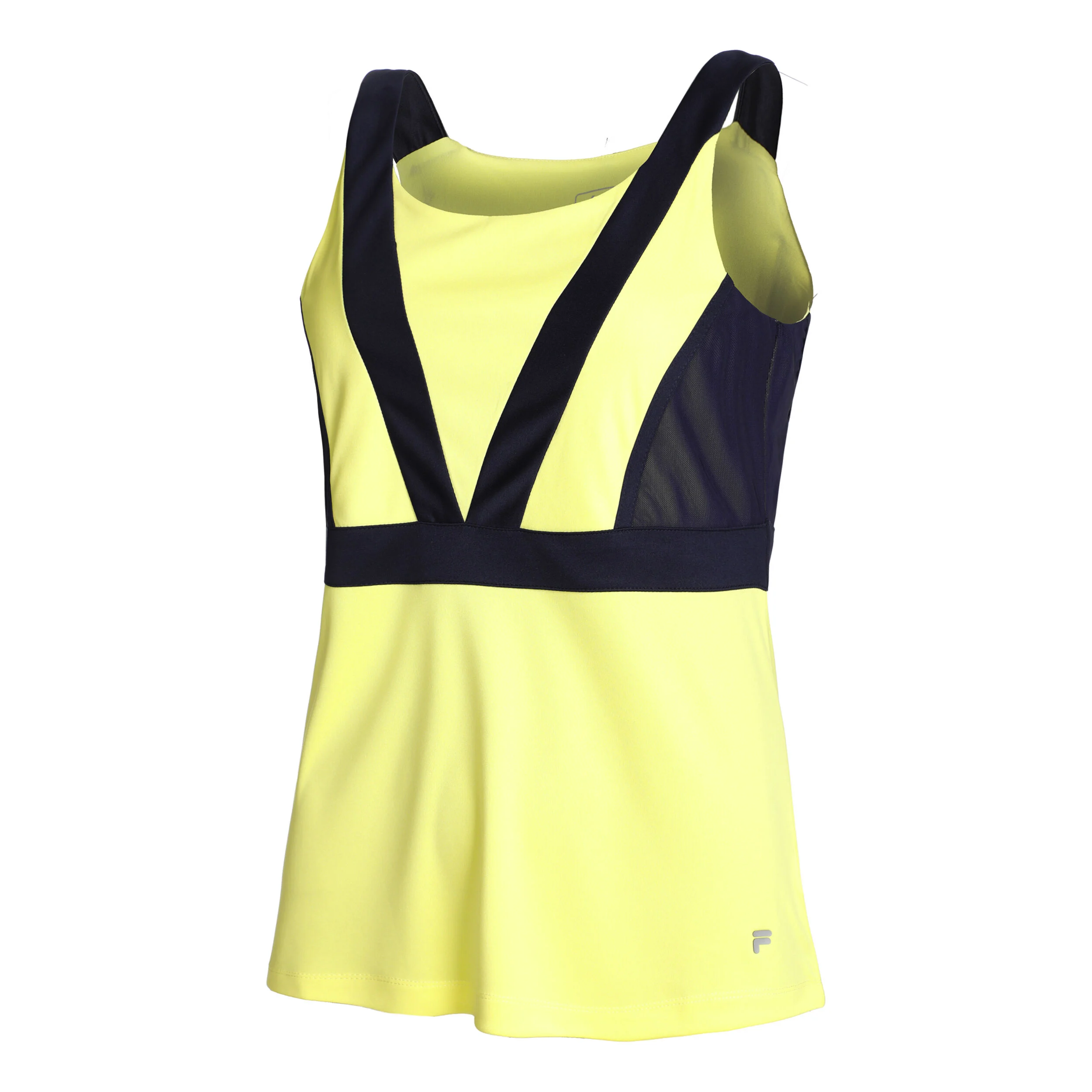 Elisa Tank-Top Damen - Gelb, Dunkelblau