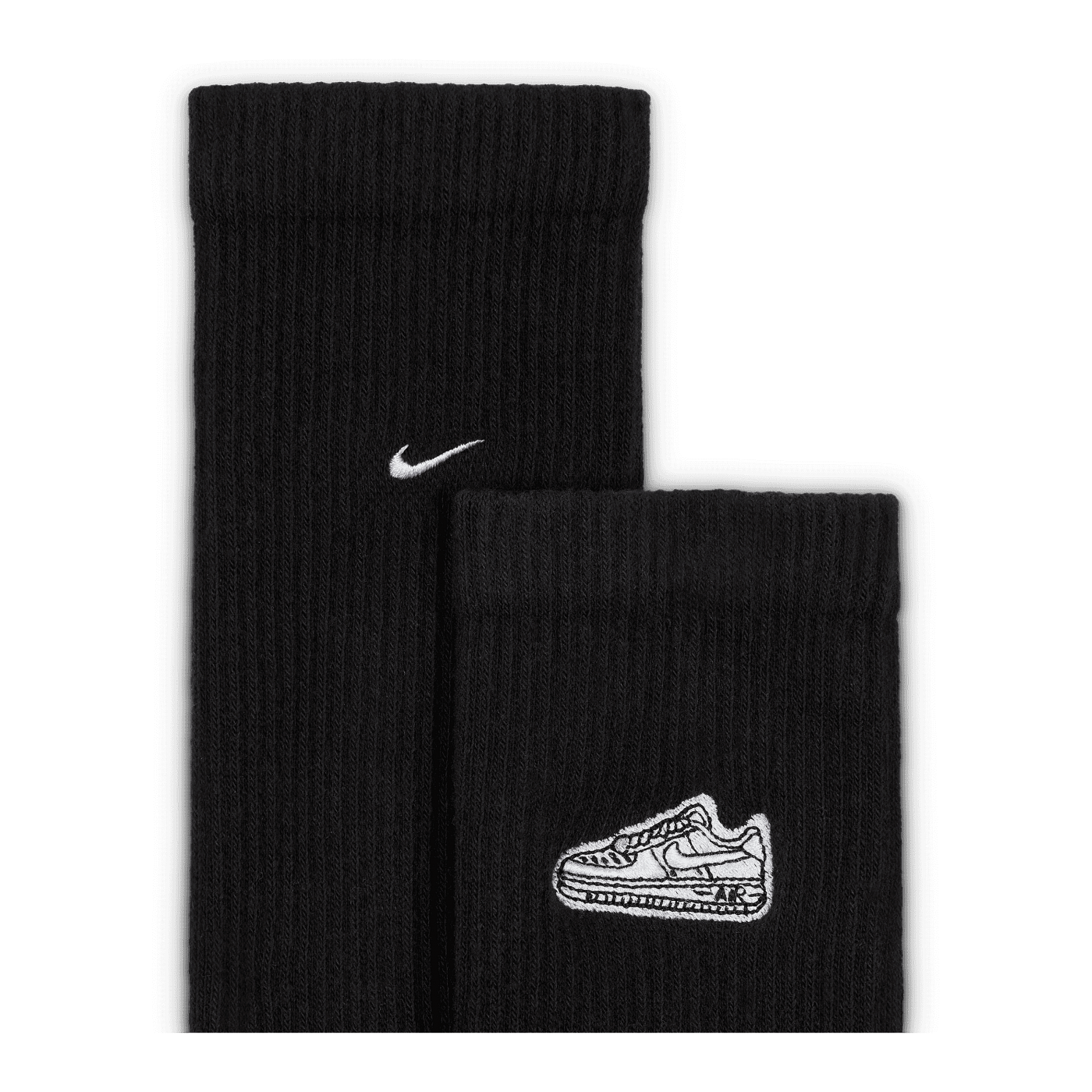 Nike Plus Crew Patch Socken Schwarz F010
