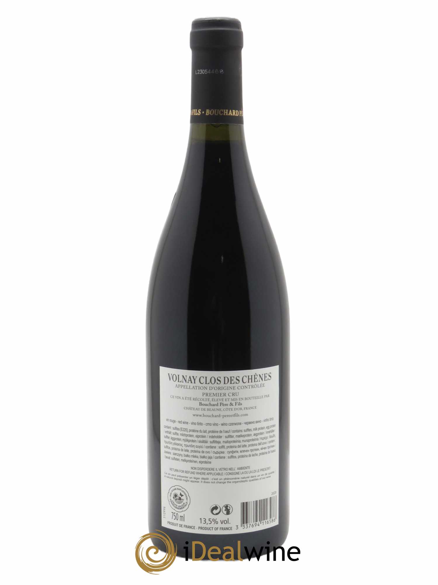 Volnay 1er Cru Clos des Chênes Bouchard Père & Fils  2020 - Lot de 1 Bouteille