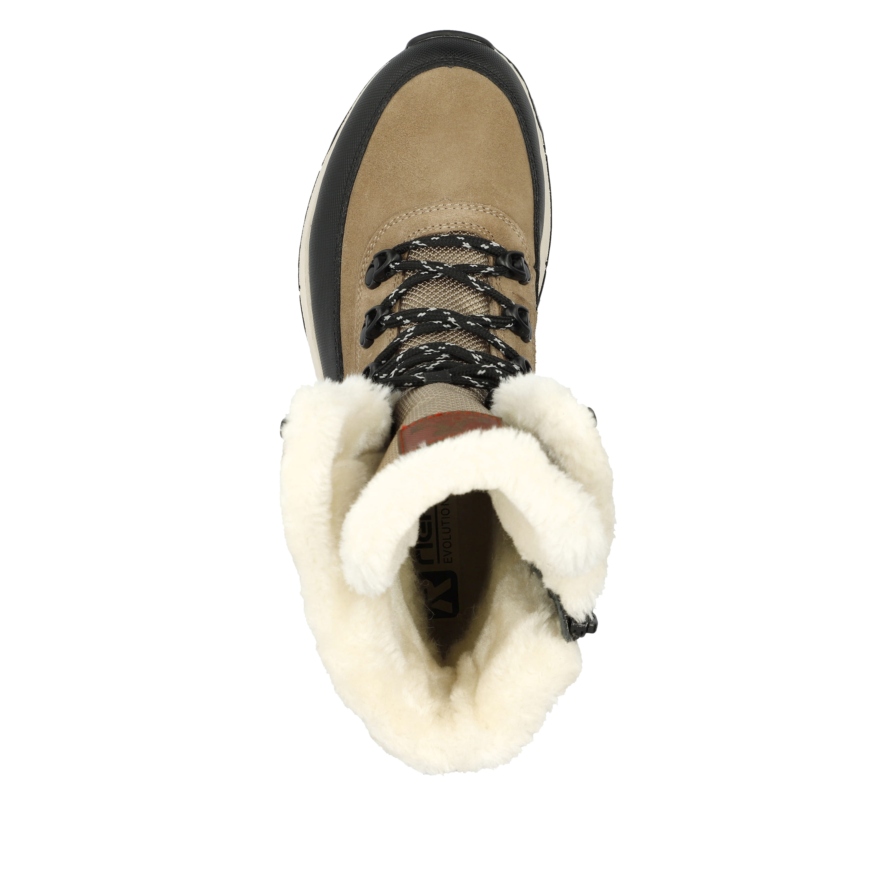 Rieker Damen Schnürstiefel sand beige