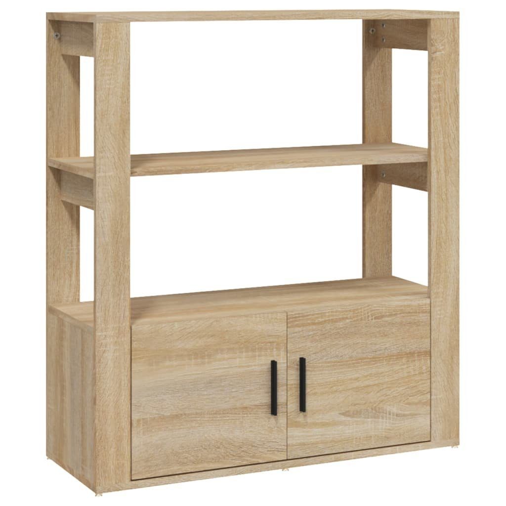 vidaXL Sideboard Sideboard Sonoma-Eiche 80x30x90 cm Holzwerkstoff (1 St)