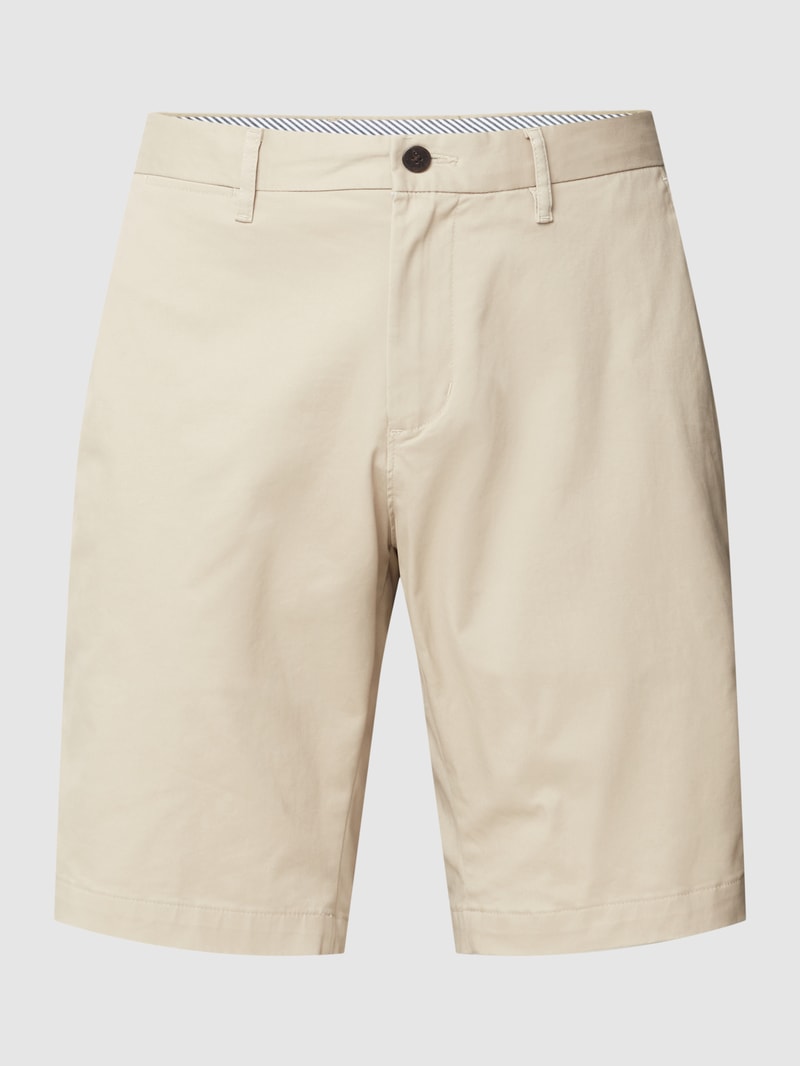 Chino-Shorts mit französischen Eingrifftaschen Modell 'HARLEM' in kitt