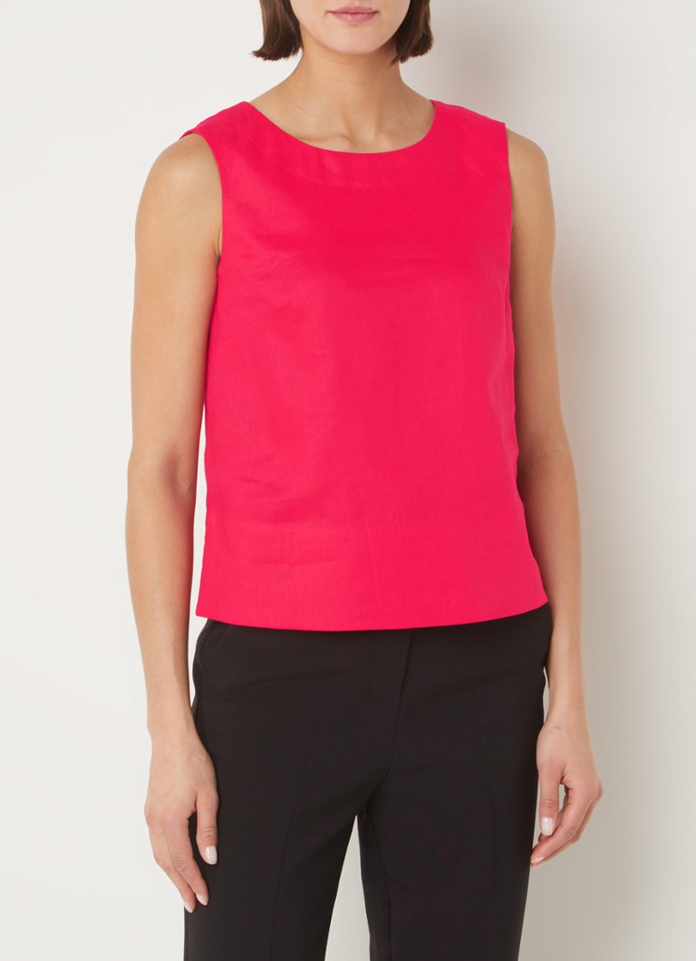 Ärmelloses Leinentop von Hobbs Malindi