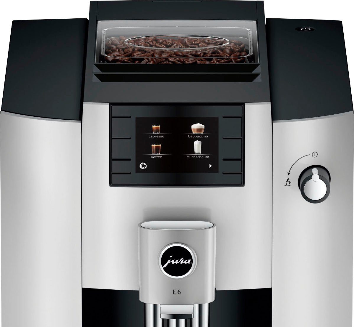JURA Kaffeevollautomat 15676 E6 Platin (ECS), inkl. 24160 WiFi-Connect