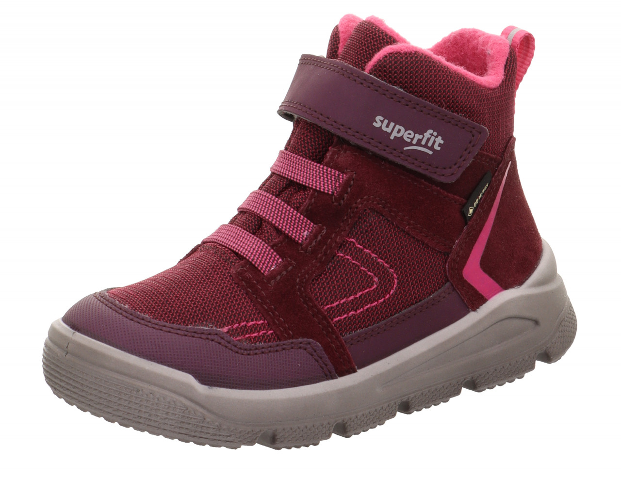 MARS - Rot/PinkBoots mit Klettverschluss
