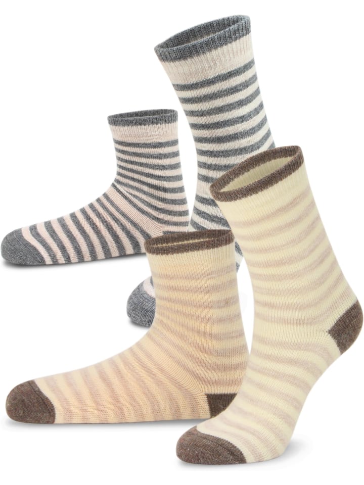 normani 2 Paar Kinder Alpaka Socken in Hell-sortiert günstig kaufen
