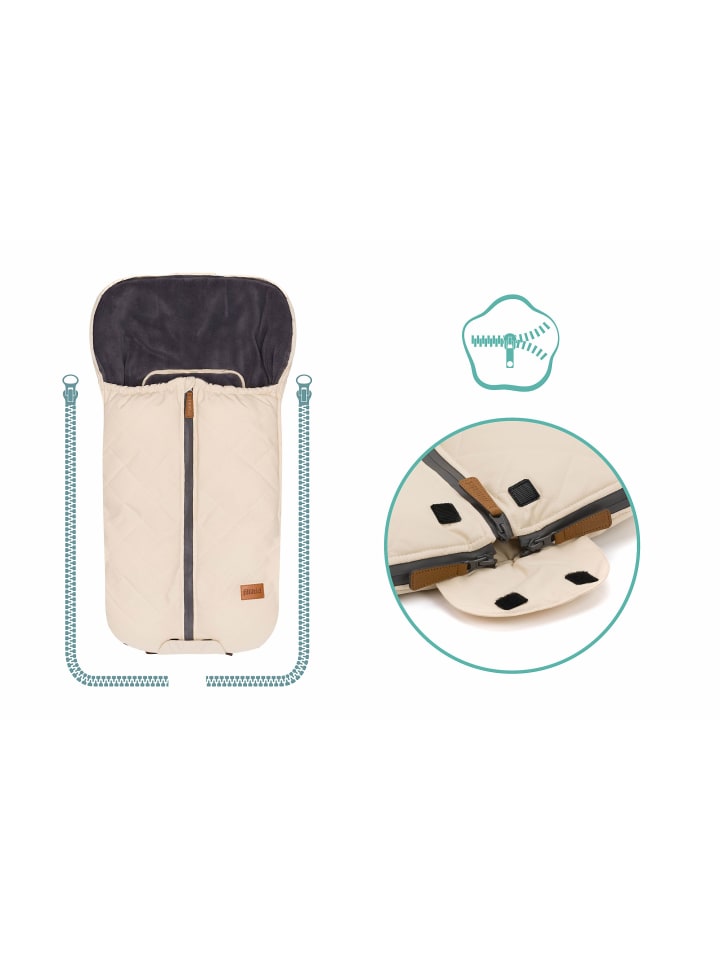 fillikid Winterfußsack Nevado Gr. 0 Exklusiv in Ivory günstig kaufen onesize