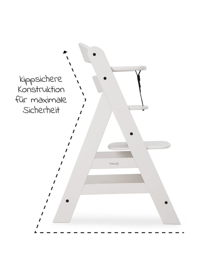 Hauck Hochstuhl Alpha Plus - Creme günstig kaufen onesize