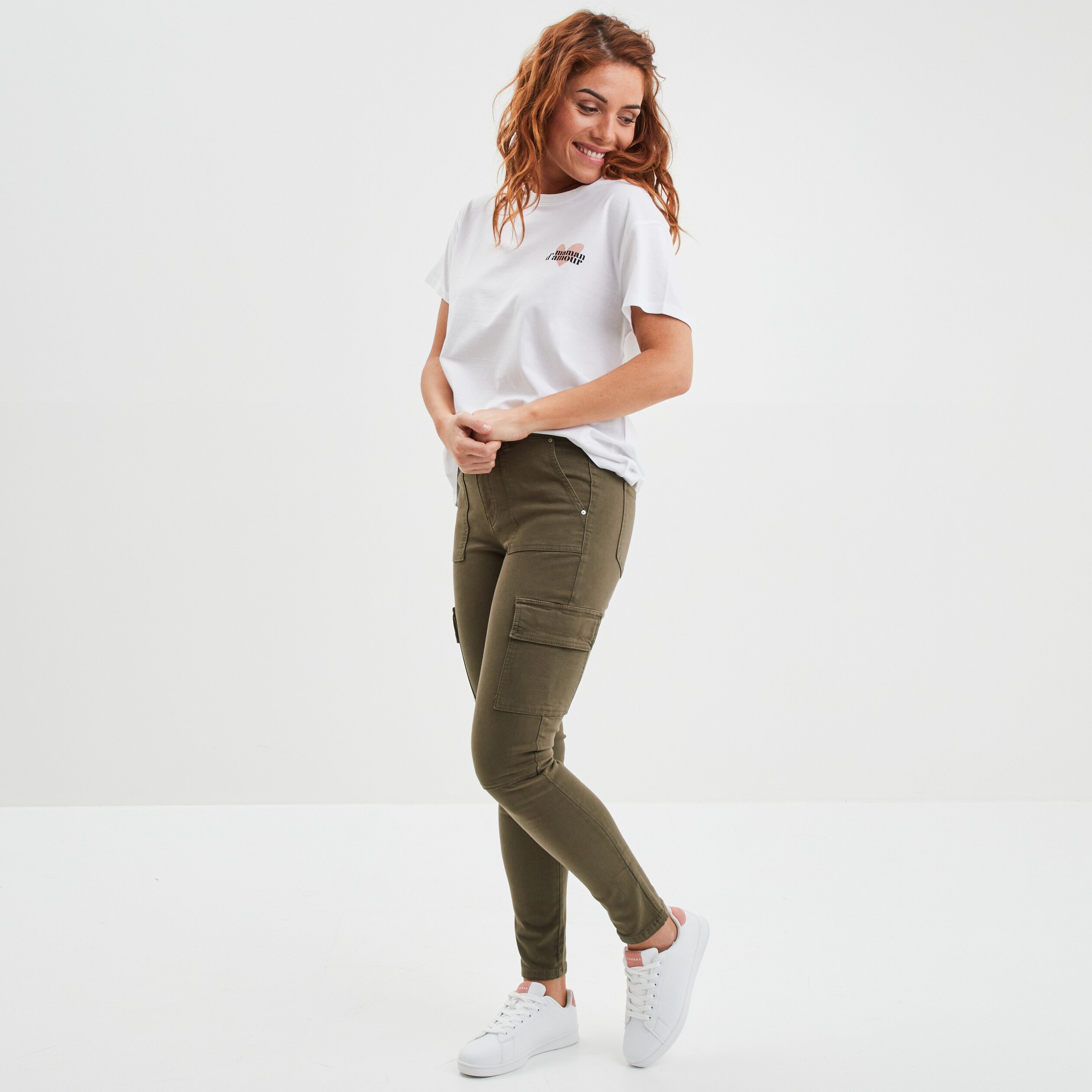 T-shirt fêtes des mères oversize blanc femme | La Halle