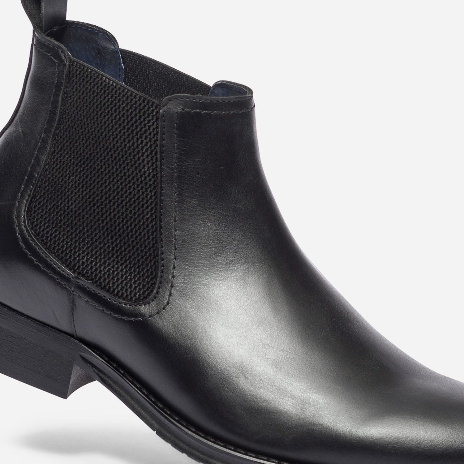 Chelsea boots noir en cuir