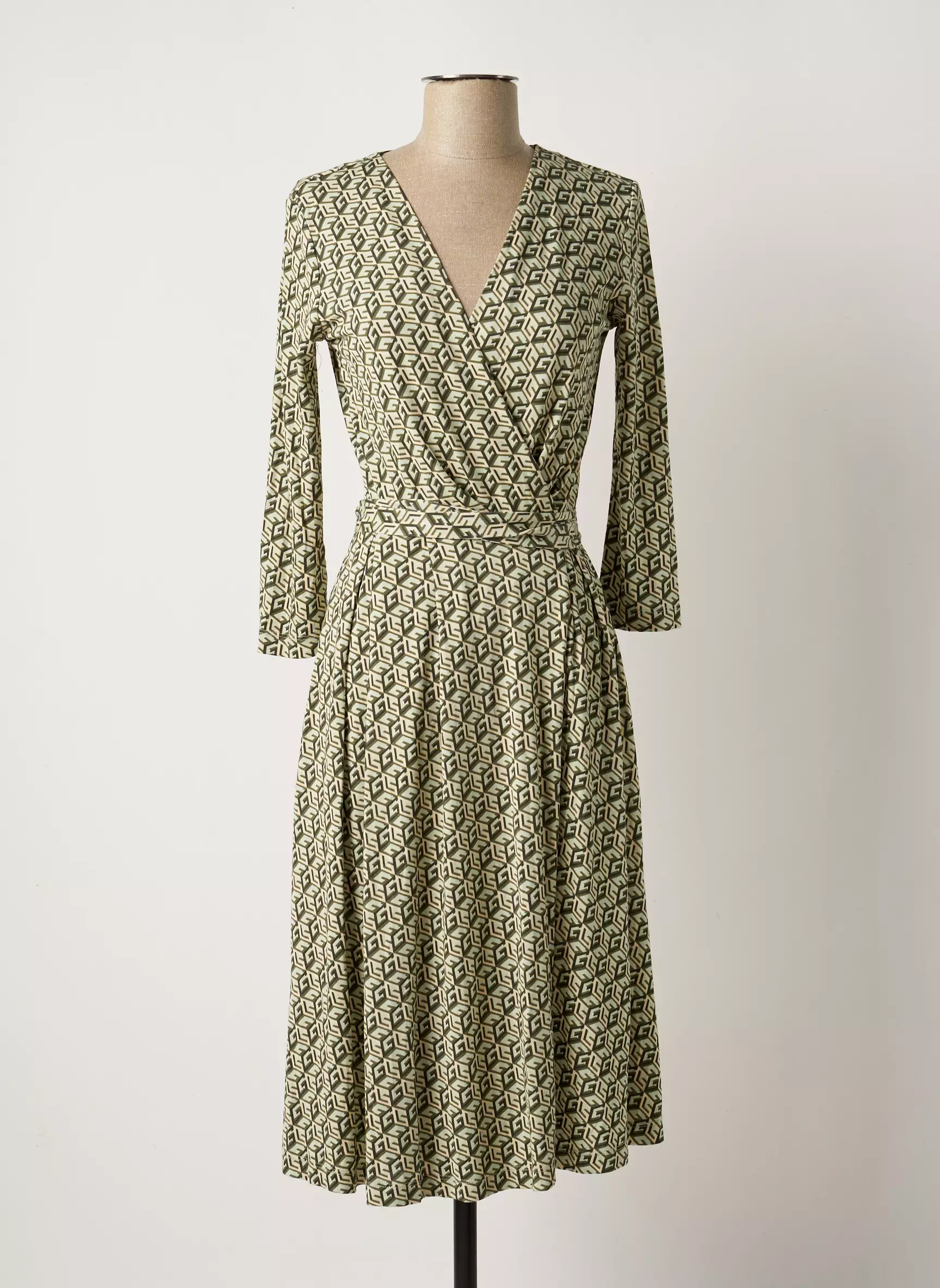 Guess Robes Mi Longues Femme couleur vert