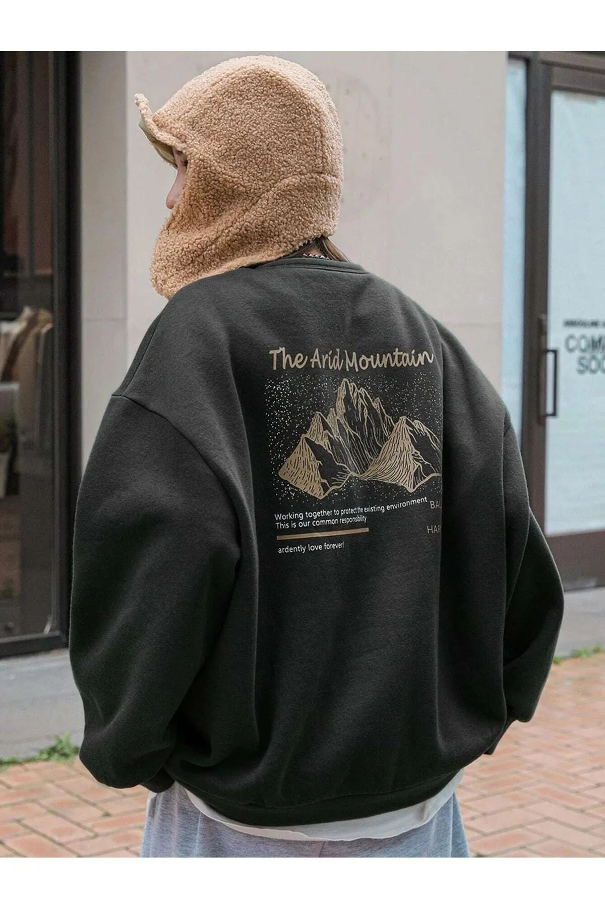 MOONBULL  Sweatshirt - Schwarz - Oversized