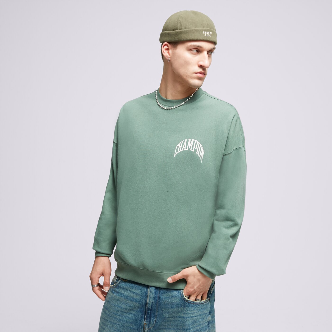 CHAMPION SWEATSHIRT CREWNECK SWEATSHIRT Grün
