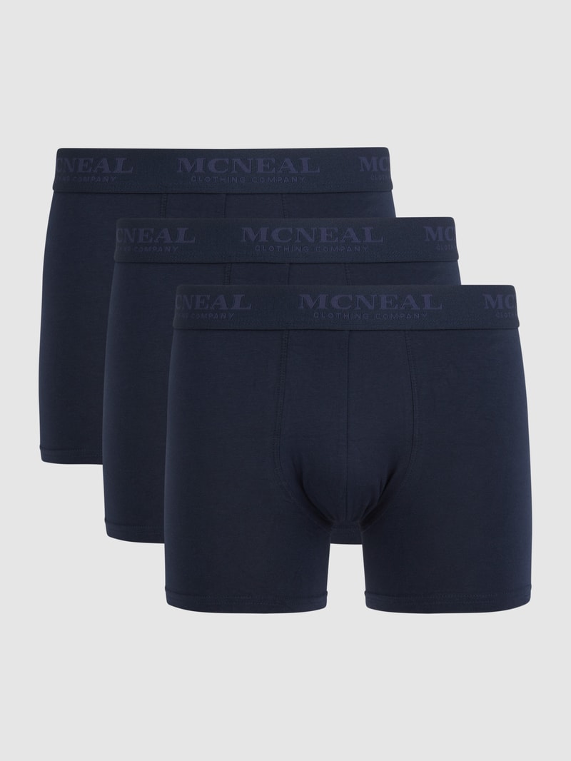 Trunks mit Stretch-Anteil im 3er-Pack in marineblau