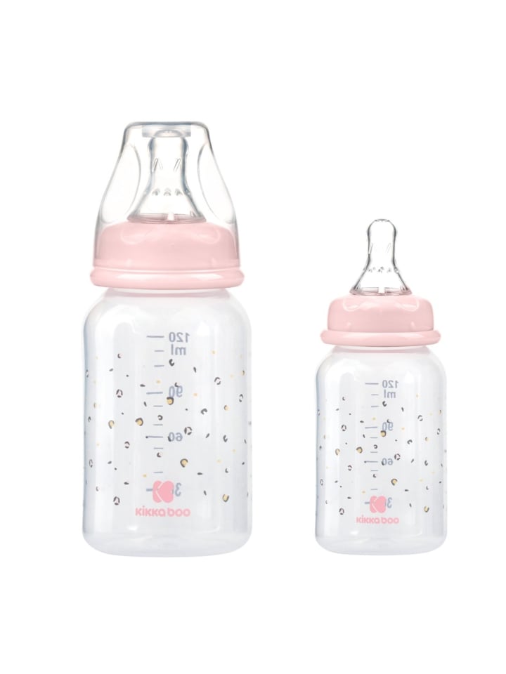 Kikkaboo Babyflasche Savanna 120 ml in rosa günstig kaufen onesize