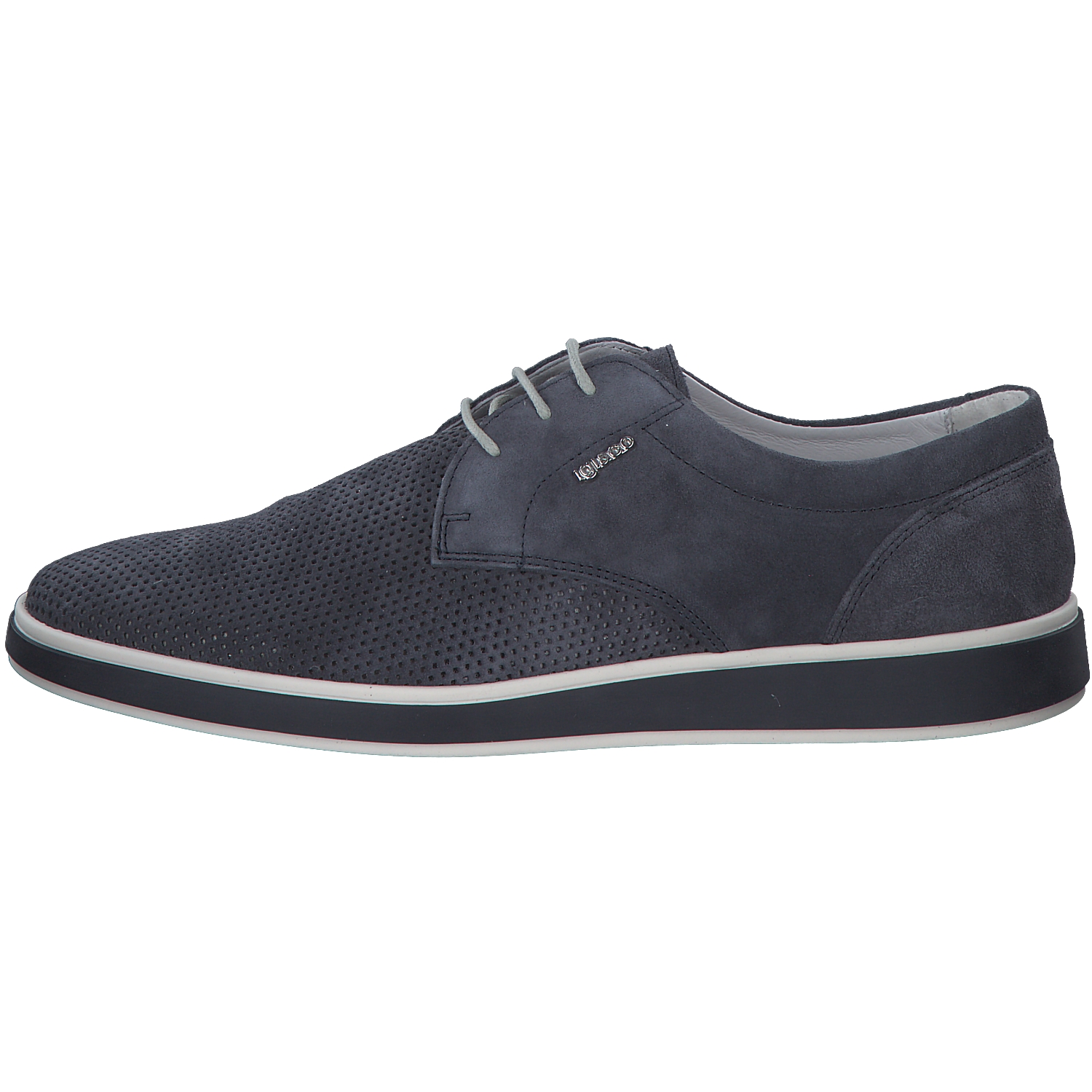 Igi&Co 56124, Sportliche Halbschuhe, Herren, Blau