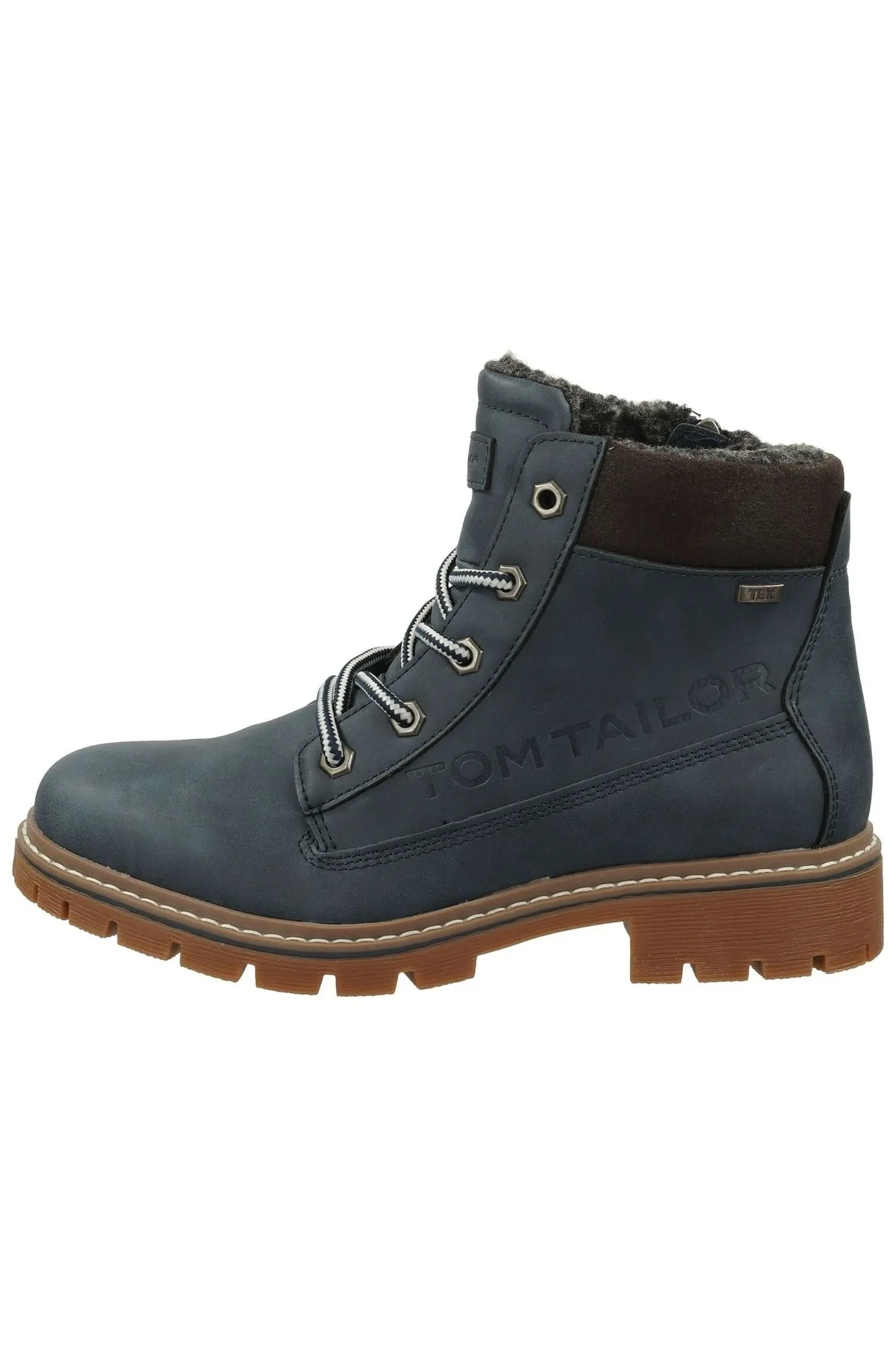 Tom Tailor  Stiefelette - Blau - Blockabsatz