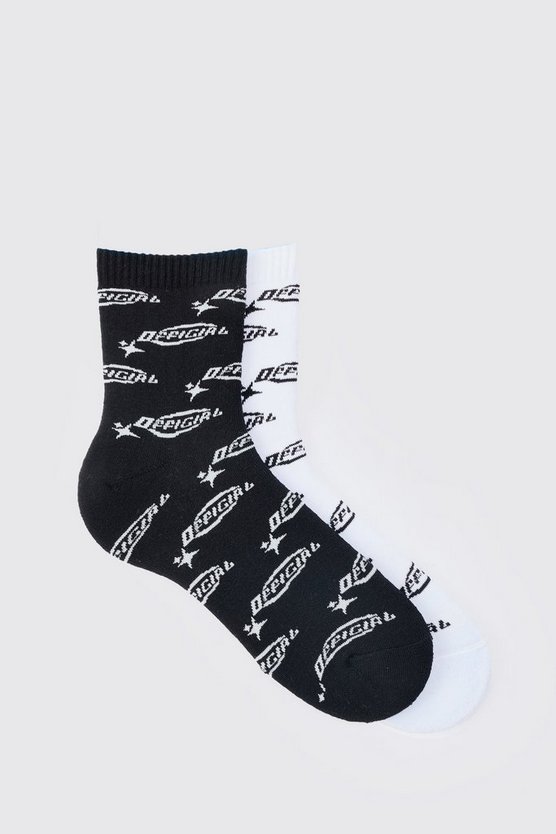 2er-Pack Socken mit Official-Logo