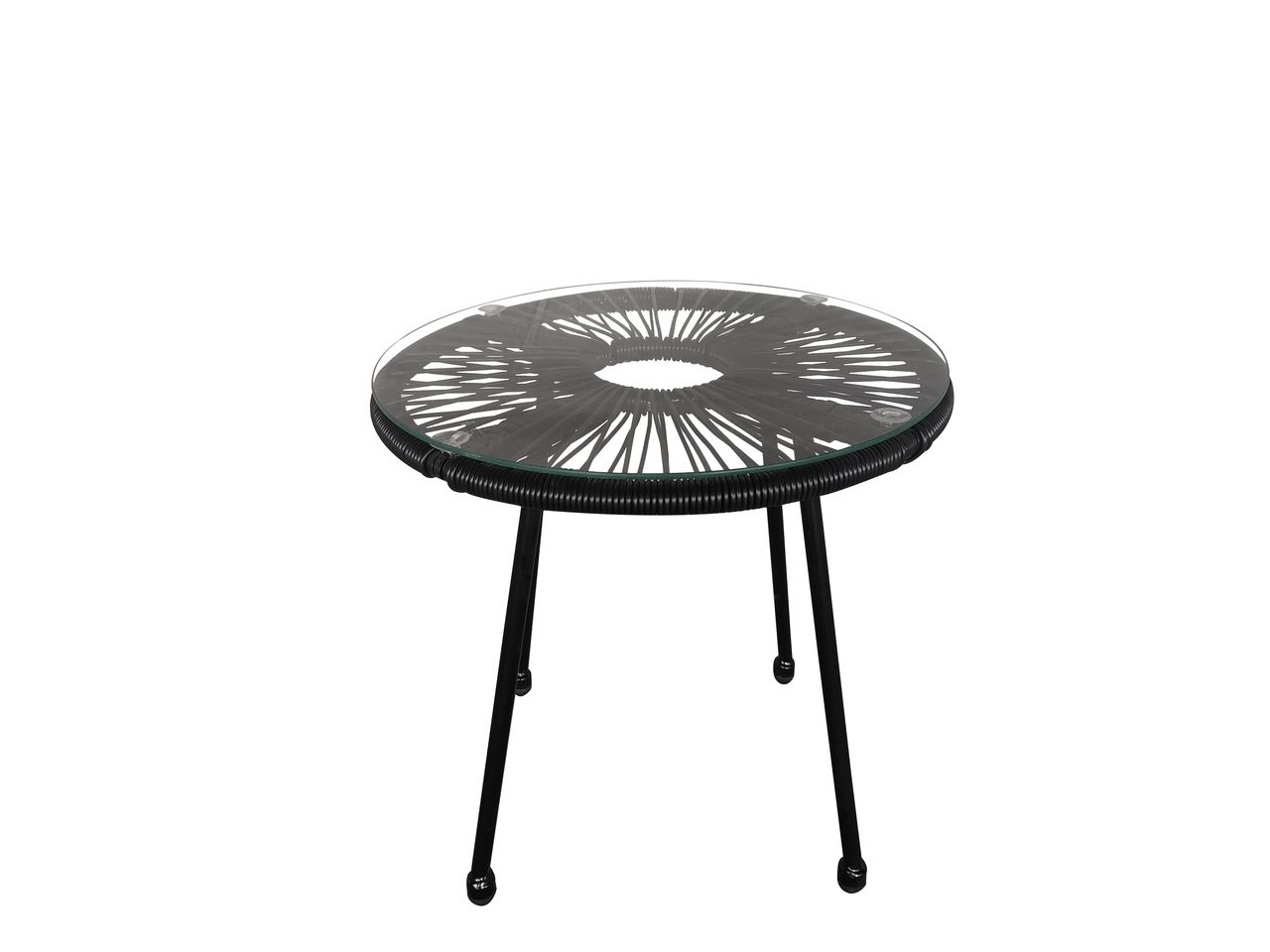 Happy Home Happy Home Bistro-Set 3 tlg. HGE53-SCH schwarz