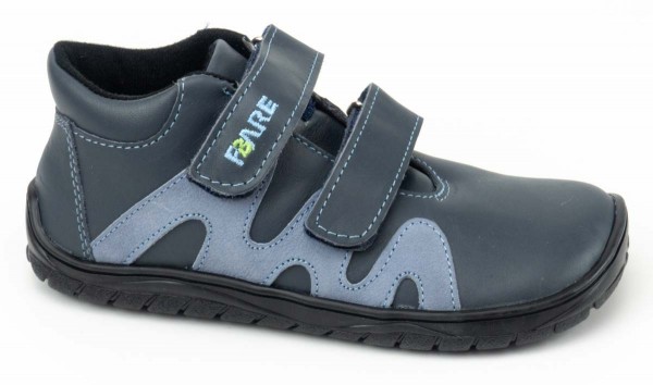 Fare Bare |vB ~ MidCut Leder + Tex ~ Dunkelgrau