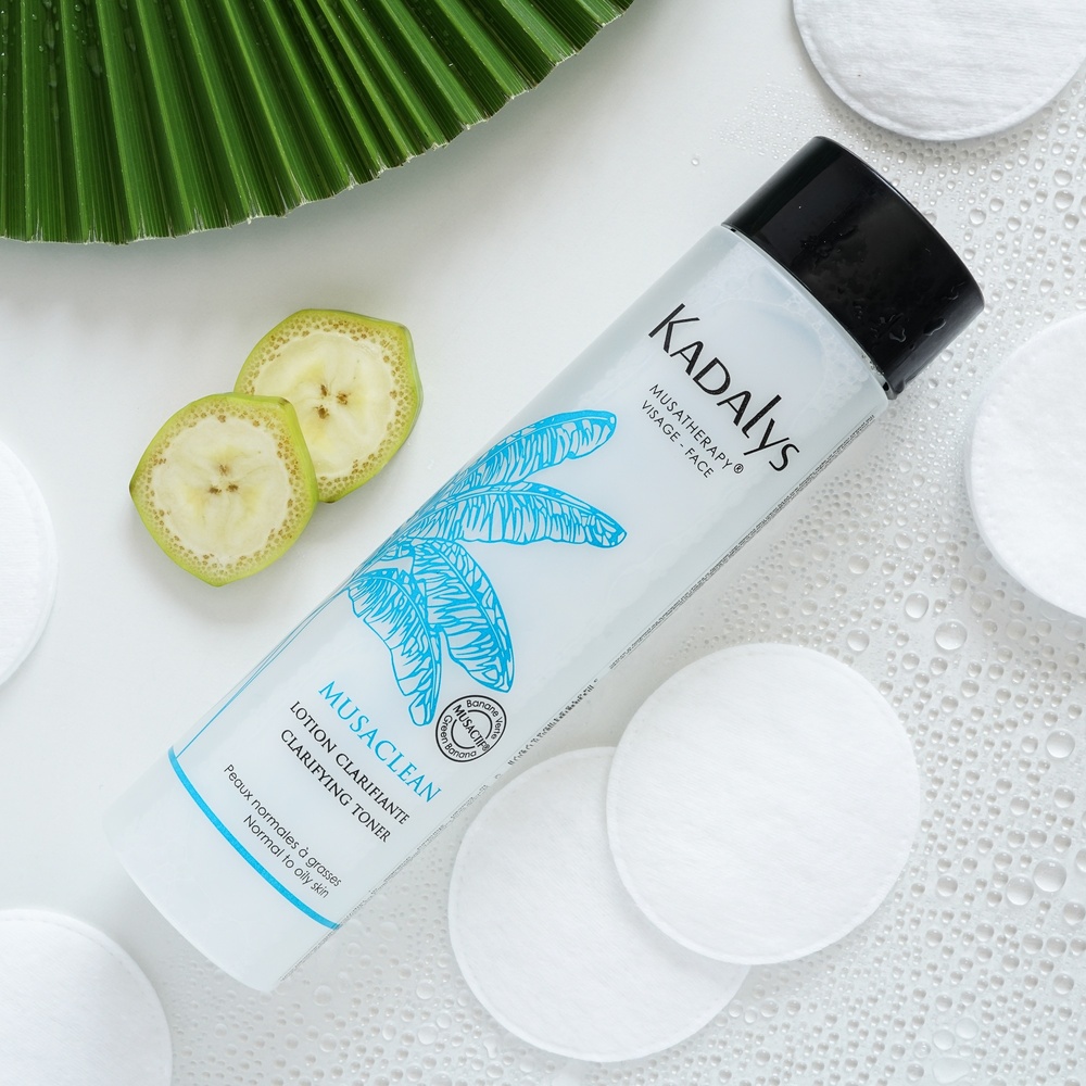 Kadalys Lotion Clarifiante Bio Musaclean Lotion exfoliante, équilibrante et unifi ante