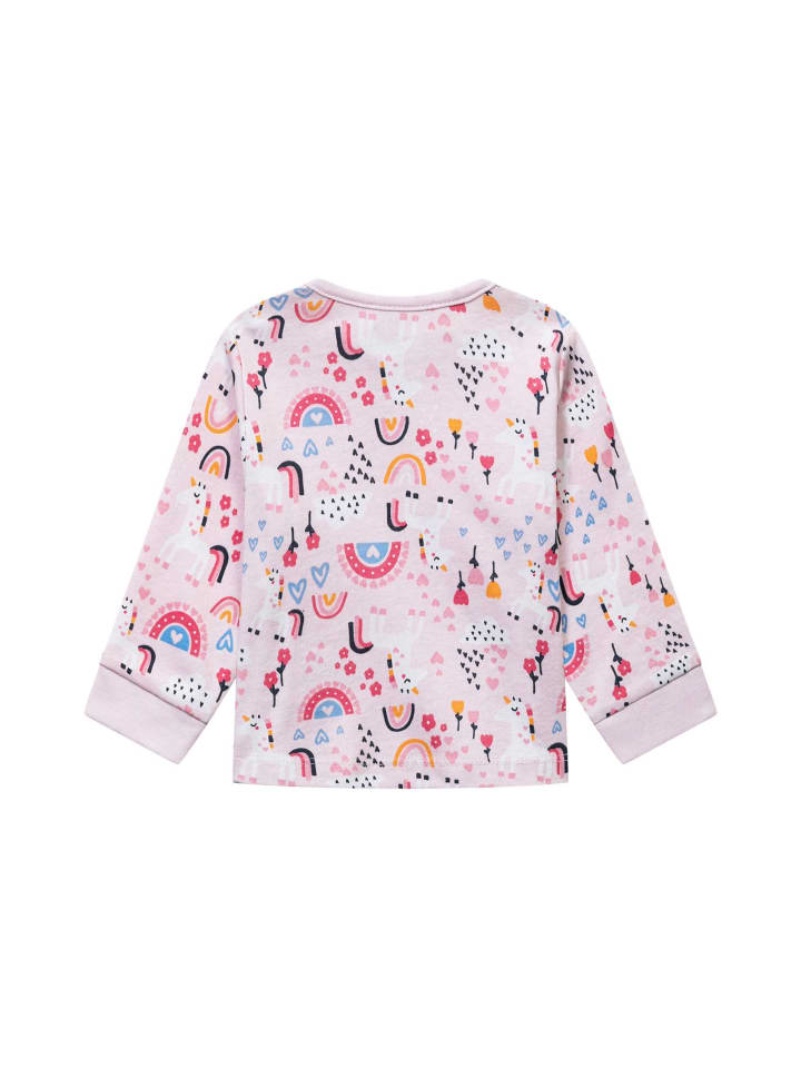 Minoti 2er-Set: Longsleeves Loved 2 in rosa günstig kaufen