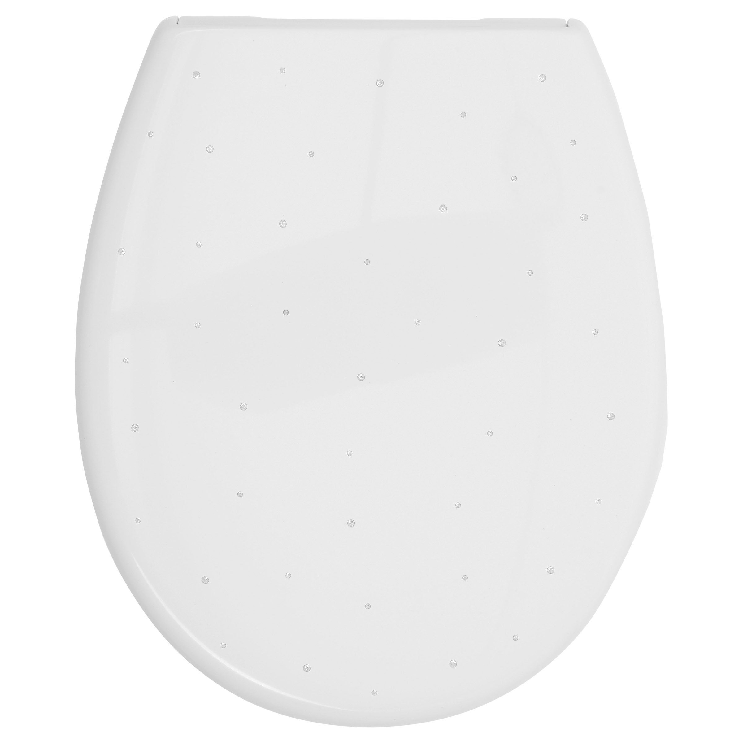 LUVETT WC-Sitz Diamant S100 (Inklusive 3 Befestigungsarten), mit Original SoftClose® Absenkautomatik, Duroplast