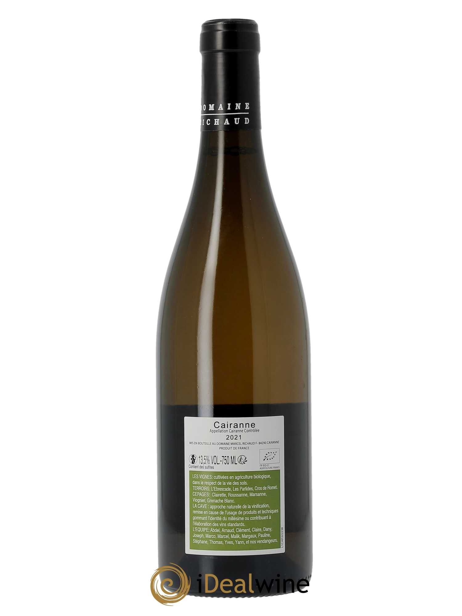 Cairanne Marcel Richaud  2021 - Lot de 1 Bouteille