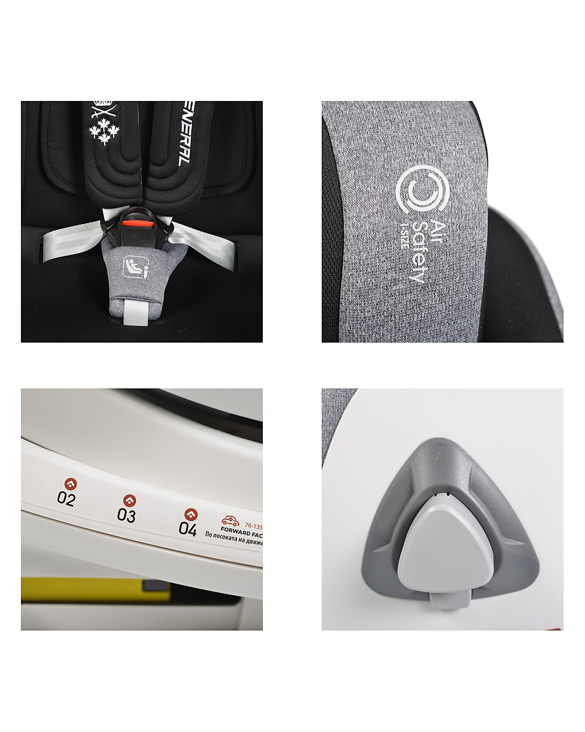 Kindersitz General Gruppe 0+/1/2/3 (0-36) kg Isofix Kindersitze