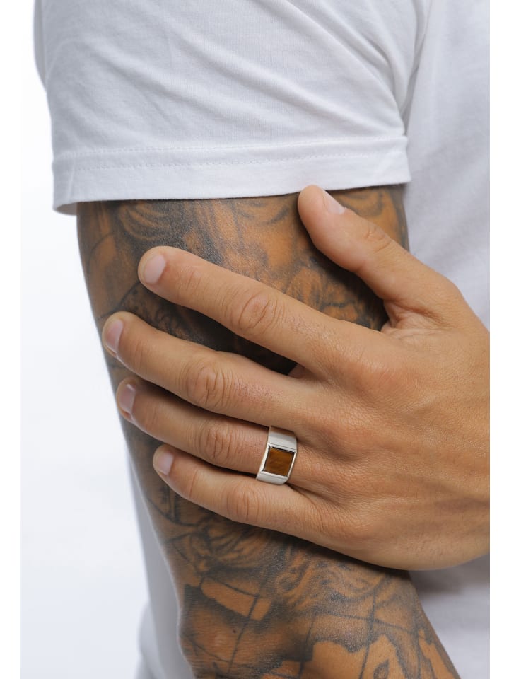 KUZZOI Ring 925 Sterling Silber in Silber günstig kaufen