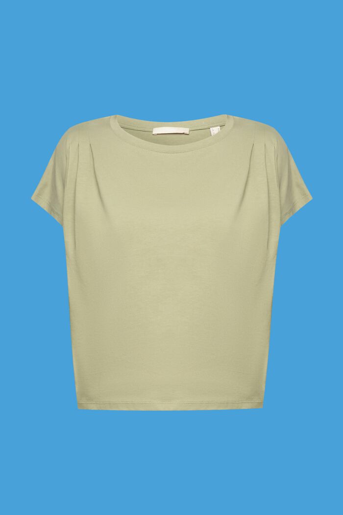T-Shirt mit Faltendetails